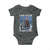 Funny Bigfoot Motorcycle Christmas Baby Onesie A Guy Like Me Is Hard To Forest Find - Wonder Print Shop