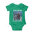Funny Bigfoot Motorcycle Christmas Baby Onesie A Guy Like Me Is Hard To Forest Find - Wonder Print Shop