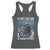Funny Bigfoot Motorcycle Christmas Racerback Tank Top A Guy Like Me Is Hard To Forest Find - Wonder Print Shop