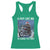 Funny Bigfoot Motorcycle Christmas Racerback Tank Top A Guy Like Me Is Hard To Forest Find - Wonder Print Shop