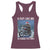 Funny Bigfoot Motorcycle Christmas Racerback Tank Top A Guy Like Me Is Hard To Forest Find - Wonder Print Shop