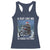 Funny Bigfoot Motorcycle Christmas Racerback Tank Top A Guy Like Me Is Hard To Forest Find - Wonder Print Shop