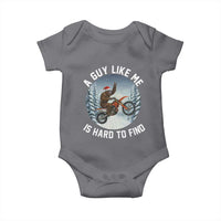 Funny Bigfoot Motorcycle Christmas Baby Onesie Sasquatch Rock On Hand Xmas - Wonder Print Shop