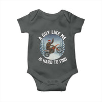 Funny Bigfoot Motorcycle Christmas Baby Onesie Sasquatch Rock On Hand Xmas - Wonder Print Shop