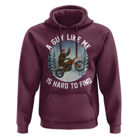 Funny Bigfoot Motorcycle Christmas Hoodie Sasquatch Rock On Hand Xmas - Wonder Print Shop