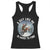 Funny Bigfoot Motorcycle Christmas Racerback Tank Top Sasquatch Rock On Hand Xmas - Wonder Print Shop