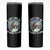 Funny Bigfoot Motorcycle Christmas Skinny Tumbler Sasquatch Rock On Hand Xmas - Wonder Print Shop