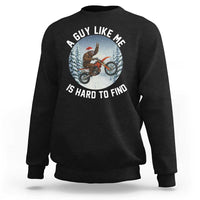 Funny Bigfoot Motorcycle Christmas Sweatshirt Sasquatch Rock On Hand Xmas - Wonder Print Shop
