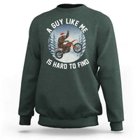 Funny Bigfoot Motorcycle Christmas Sweatshirt Sasquatch Rock On Hand Xmas - Wonder Print Shop
