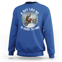 Funny Bigfoot Motorcycle Christmas Sweatshirt Sasquatch Rock On Hand Xmas - Wonder Print Shop