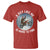 Funny Bigfoot Motorcycle Christmas T Shirt Sasquatch Rock On Hand Xmas - Wonder Print Shop