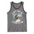 Funny Bigfoot Motorcycle Christmas Tank Top Sasquatch Rock On Hand Xmas - Wonder Print Shop