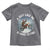 Funny Bigfoot Motorcycle Christmas Toddler T Shirt Sasquatch Rock On Hand Xmas - Wonder Print Shop