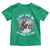 Funny Bigfoot Motorcycle Christmas Toddler T Shirt Sasquatch Rock On Hand Xmas - Wonder Print Shop