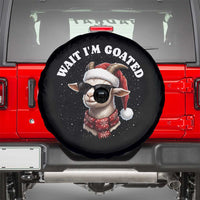 Funny Reindeer Christmas Spare Tire Cover Wait I Am Goated - Wonder Print Shop