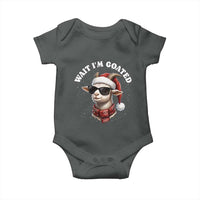 Funny Reindeer Christmas Baby Onesie Wait I Am Goated - Wonder Print Shop