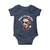 Funny Reindeer Christmas Baby Onesie Wait I Am Goated - Wonder Print Shop