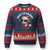 Funny Reindeer Xmas Ugly Christmas Sweater Wait I Am Goated - Wonder Print Shop