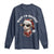 Funny Reindeer Christmas Long Sleeve Shirt Wait I Am Goated - Wonder Print Shop