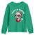 Funny Reindeer Christmas Youth Sweatshirt Wait I Am Goated - Wonder Print Shop