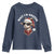 Funny Reindeer Christmas Youth Sweatshirt Wait I Am Goated - Wonder Print Shop