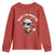 Funny Reindeer Christmas Youth Sweatshirt Wait I Am Goated - Wonder Print Shop