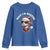Funny Reindeer Christmas Youth Sweatshirt Wait I Am Goated - Wonder Print Shop