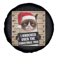 Funny Cat Mugshot Christmas Spare Tire Cover I Will Protect You Kitten No Matter What - Wonder Print Shop