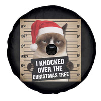 Funny Cat Mugshot Christmas Spare Tire Cover I Will Protect You Kitten No Matter What - Wonder Print Shop