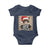 Funny Cat Mugshot Christmas Baby Onesie I Will Protect You Kitten No Matter What - Wonder Print Shop