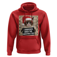 Funny Cat Mugshot Christmas Hoodie I Will Protect You Kitten No Matter What - Wonder Print Shop