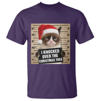 Funny Cat Mugshot Christmas T Shirt I Will Protect You Kitten No Matter What - Wonder Print Shop