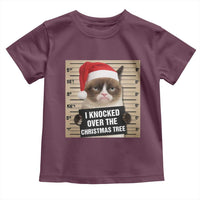 Funny Cat Mugshot Christmas Toddler T Shirt I Will Protect You Kitten No Matter What - Wonder Print Shop