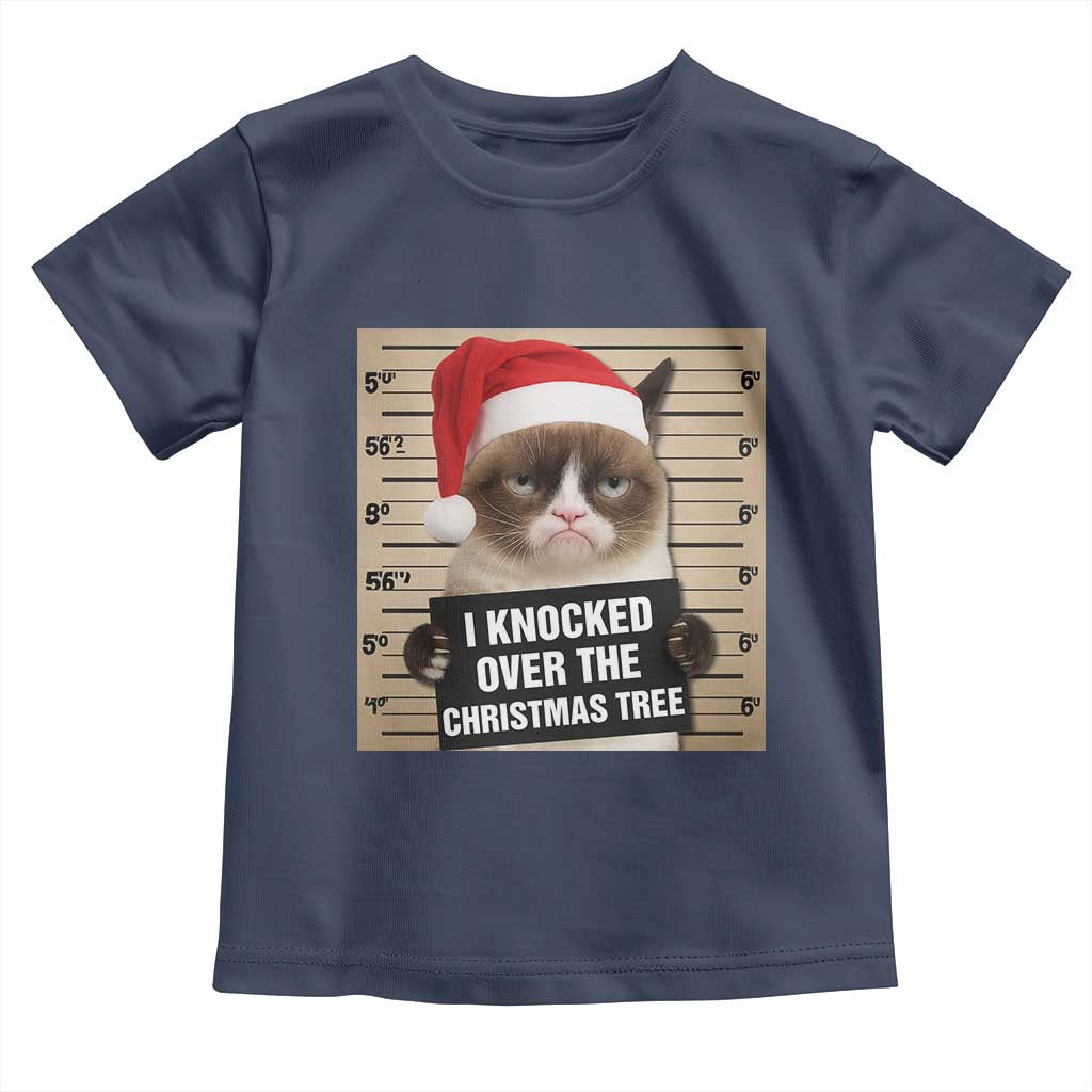 Funny Cat Mugshot Christmas Toddler T Shirt I Will Protect You Kitten No Matter What - Wonder Print Shop