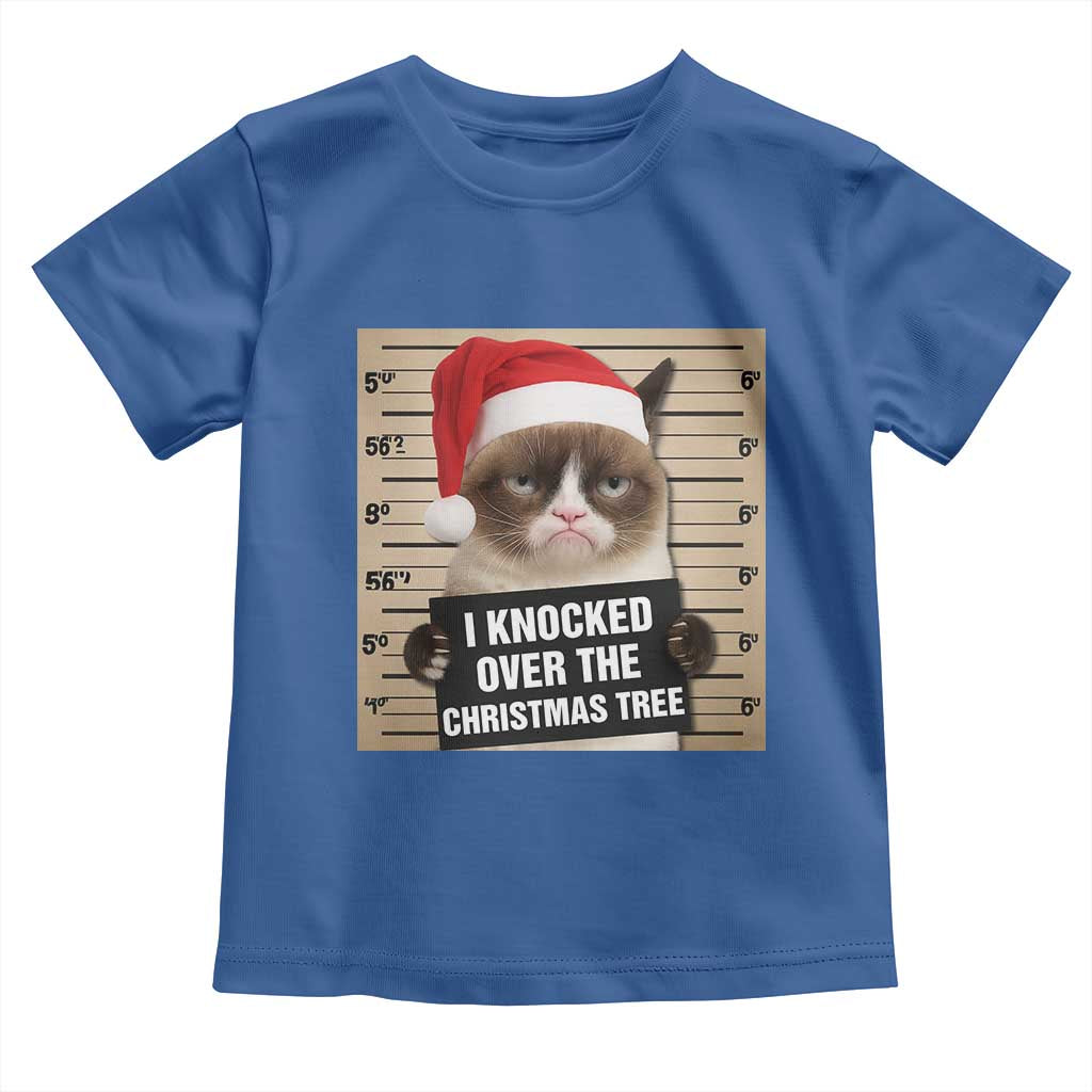 Funny Cat Mugshot Christmas Toddler T Shirt I Will Protect You Kitten No Matter What - Wonder Print Shop