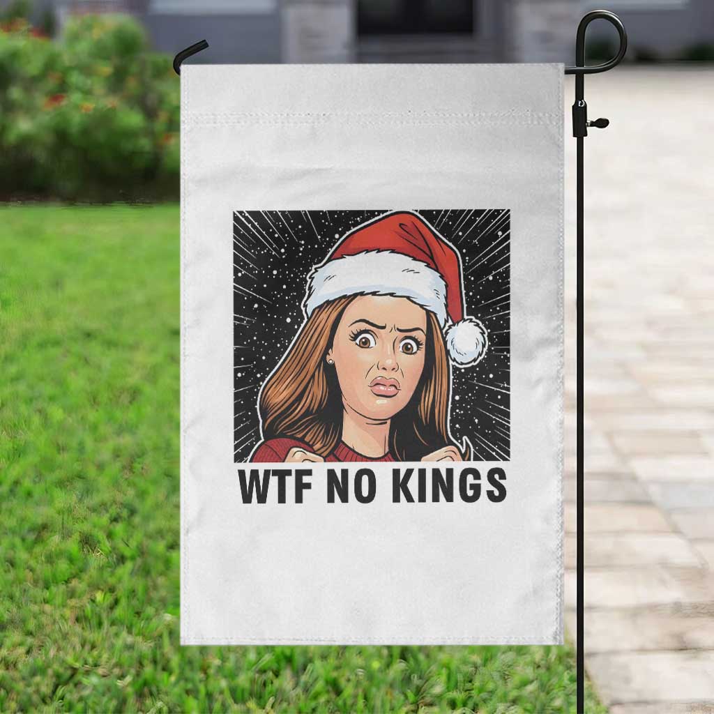 No Kings Garden Flag Funny Disgusting Doll Face Meme Christmas - Wonder Print Shop