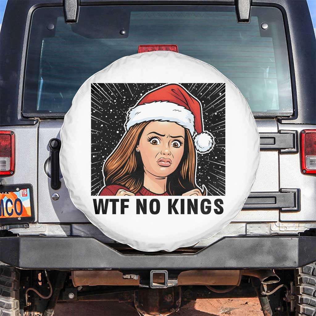 No Kings Spare Tire Cover Funny Disgusting Doll Face Meme Christmas - Wonder Print Shop