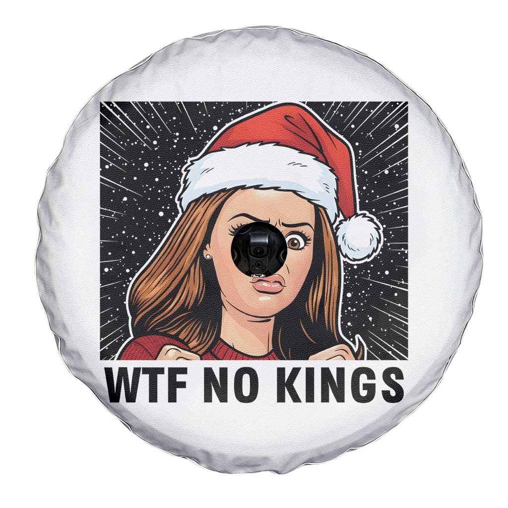 No Kings Spare Tire Cover Funny Disgusting Doll Face Meme Christmas - Wonder Print Shop