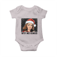 No Kings Baby Onesie Funny Disgusting Doll Face Meme Christmas - Wonder Print Shop