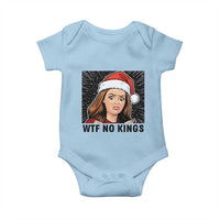 No Kings Baby Onesie Funny Disgusting Doll Face Meme Christmas - Wonder Print Shop
