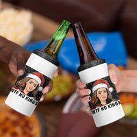 No Kings 4 in 1 Can Cooler Tumbler Funny Disgusting Doll Face Meme Christmas - Wonder Print Shop