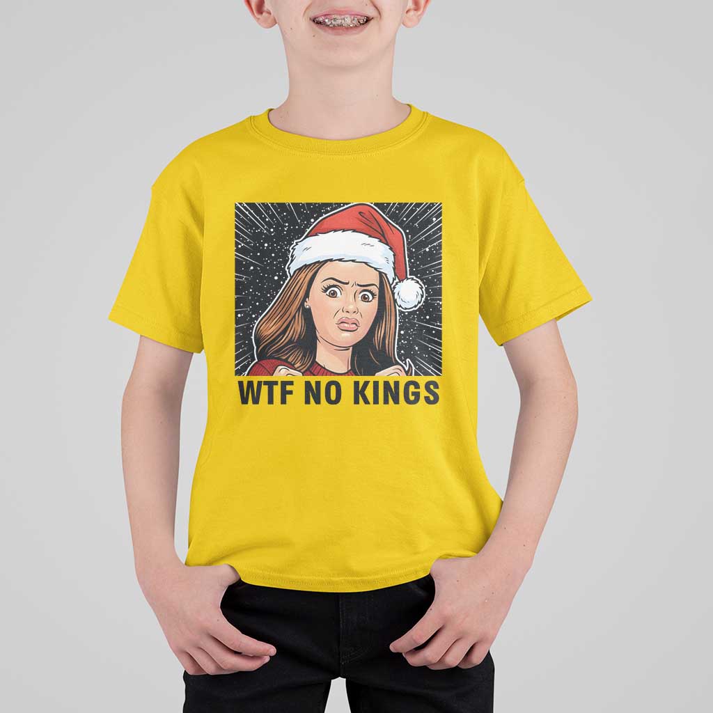 No Kings T Shirt For Kid Funny Disgusting Doll Face Meme Christmas - Wonder Print Shop
