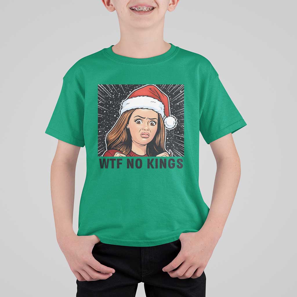 No Kings T Shirt For Kid Funny Disgusting Doll Face Meme Christmas - Wonder Print Shop