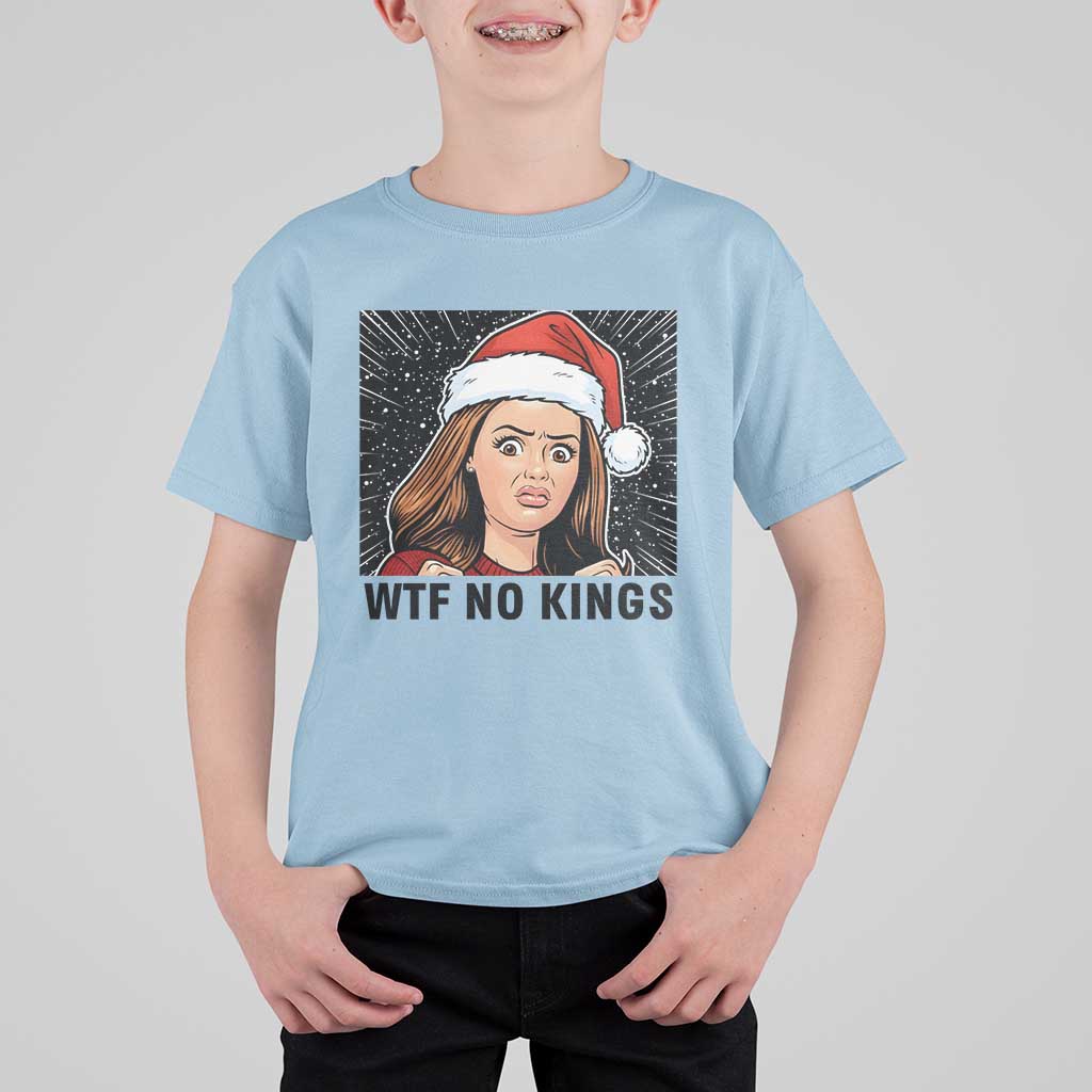 No Kings T Shirt For Kid Funny Disgusting Doll Face Meme Christmas - Wonder Print Shop