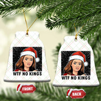 No Kings Ceramic Ornament Funny Disgusting Doll Face Meme Xmas - Wonder Print Shop