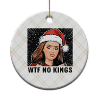 No Kings Ceramic Ornament Funny Disgusting Doll Face Meme Xmas - Wonder Print Shop