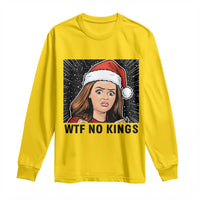 No Kings Long Sleeve Shirt Funny Disgusting Doll Face Meme Christmas - Wonder Print Shop