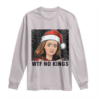 No Kings Long Sleeve Shirt Funny Disgusting Doll Face Meme Christmas - Wonder Print Shop