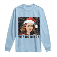 No Kings Long Sleeve Shirt Funny Disgusting Doll Face Meme Christmas - Wonder Print Shop
