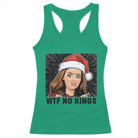 No Kings Racerback Tank Top Funny Disgusting Doll Face Meme Christmas - Wonder Print Shop